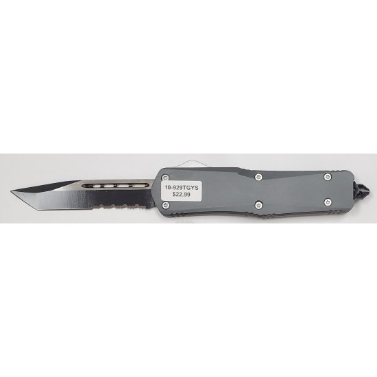 SPECIAL KNIFE OTF GRAY SERRATED TANTO BLADE (60/CS)