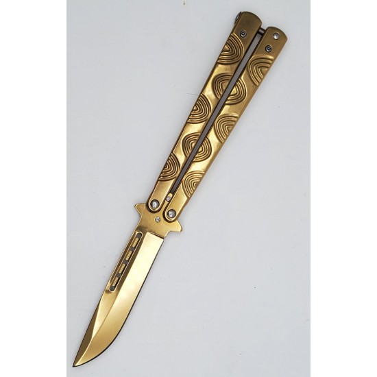 Special "Y" Knife, 4" Blade, 9.25" Overall Gold (96/12/13*8*12/43)