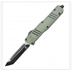FURY2 Special OTF Knife. Green Handle, Tanto Blade (60/1/16*15*11/36)