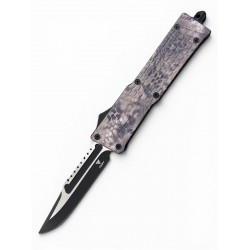 FURY3 Special OTF Knife, 9.5" Overall, Snake CAMO Handle, Drop Point Blade 3.75" (60/1/16*15*11/46)