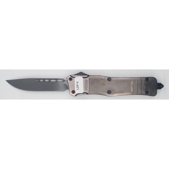 Special OTF Knife. Bronze Handle and Drop Point Blade (60/cs)