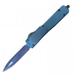 Special OTF Knife. Blue Handle & Dagger Blade (60/cs) Special OTF Knife. Blue Handle & Dagger Blade (60/cs)
