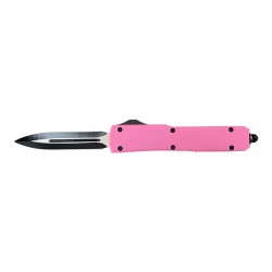 Special OTF Knife. Pink Handle, Dagger Blade (60/cs)