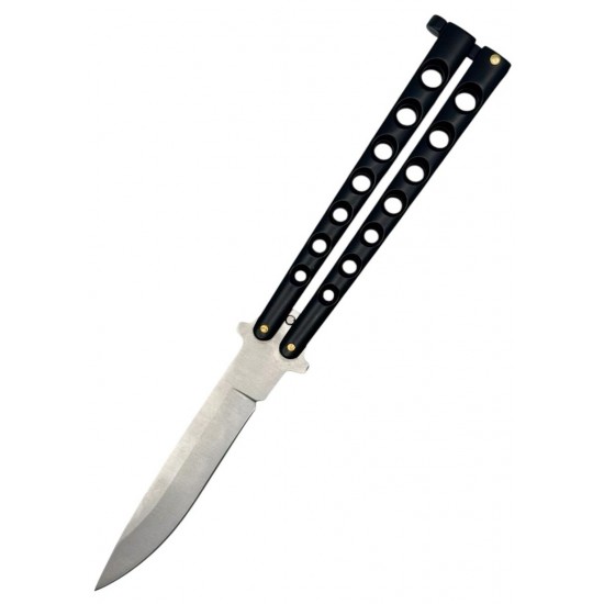 Black Folding " Y " Special Knife Classic 7 Holes, 8.75" Overall  (120/12/13*13*7/39)