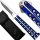 Blue Marble Folding " Y " Special Knife Classic 7 Holes, 8.75" Overall  (120/12/13*13*7/39)