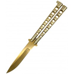 Gold Folding " Y " Special Knife Classic 7 Holes, 8.75" Overall (120/12/13*13*7/39) Gold Folding " Y " Special Knife Classic 7 Holes, 8.75" Overall (120/12/13*13*7/39)