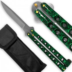 Green Marble Folding " Y " Special Knife Classic 7 Holes, 8.75" Overall (120/12/13*13*7/39) Green Marble Folding " Y " Special Knife Classic 7 Holes, 8.75" Overall (120/12/13*13*7/39)