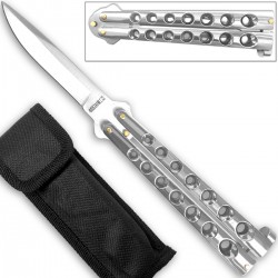 Silver Folding " Y " Special Knife Classic 7 Holes, 8.75" Overall (120/12/13*13*7/39) Silver Folding " Y " Special Knife Classic 7 Holes, 8.75" Overall (120/12/13*13*7/39)
