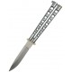 Silver Folding " Y " Special Knife Classic 7 Holes, 8.75" Overall  (120/12/13*13*7/39)