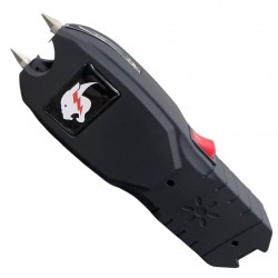Cheetah Mega Force Flashlight Stun Gun, Black (50/1/17-10-15/26))