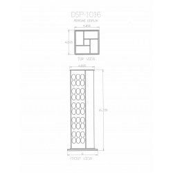 DISPLAY 120 PERFUME BOTTLES HOLDER  (Pick up or Pallet Shipping Only)