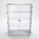 Counter Top LED 4 Sections Acrylic Display 24.5''X29.5''hX10.5''  with Lock Doors. (31*25*24/20), (18/1/40*48*95/390)