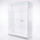 Counter Top LED 4 Sections Acrylic Display 24.5''X29.5''hX10.5''  with Lock Doors. (31*25*24/20), (18/1/40*48*95/390)