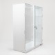 Counter Top LED 4 Sections Acrylic Display 24.5''X29.5''hX10.5''  with Lock Doors. (31*25*24/20), (18/1/40*48*95/390)