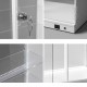 Counter Top LED 4 Sections Acrylic Display 24.5''X29.5''hX10.5''  with Lock Doors. (31*25*24/20), (18/1/40*48*95/390)