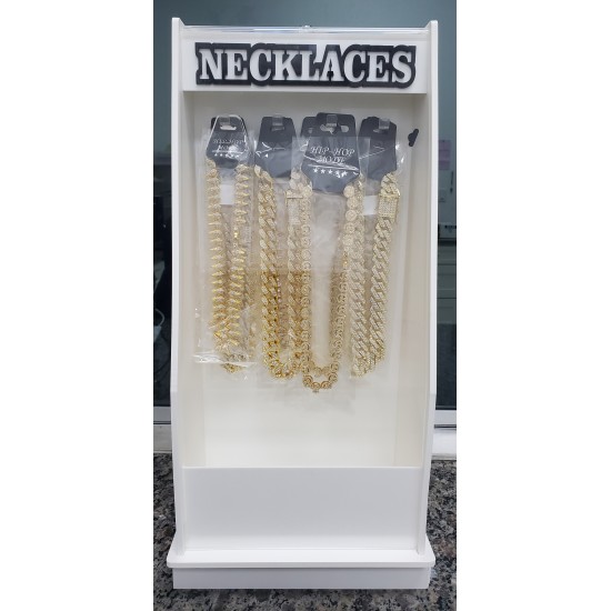 Charm Acrylic Display Holds Pendants & Chains (Jewelry Not Included) (1/1/13*13*31/9)