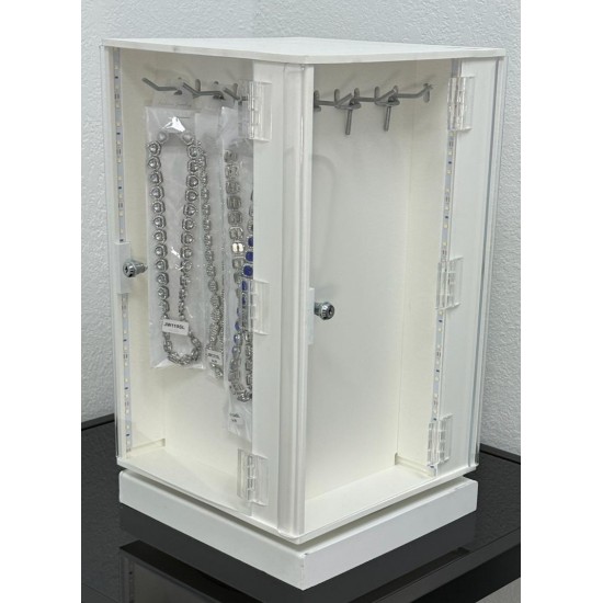 Charm Acrylic 4 Sided Display Holds  48 Mix Included)(1/1/12*12*30/9)(1/-/23*15*15/12) (33/1/44*48*88/379)