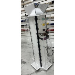 4 Sided Counter Acrylic Sunglasses Display W/ LED, HOLDS (48 Glasses) (1/16*16*36/) (12/1/40*48*78/366)
