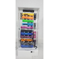 DISPLAY 2 SIDED WITH LED, HOLDS 30 MIX STUN GUNS (Not Included) (27X14X8/10) (ship on Pallet only)