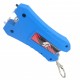 Cheetah  Max power Stun Gun Blue TYPE-C  Charging With Nylon Sheath Metal Lobster Clasp