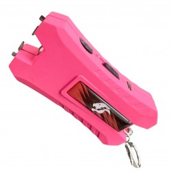 Cheetah  Max power Stun Gun Pink TYPE-C  Charging With Nylon Sheath Metal Lobster Clasp