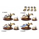 BEAR FANTASY KNIFE RESIN ART BLADE WITH STAND (12/cs)