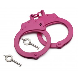 Double Locked Chain Pink Handcuffs Taiwan  (72/12/16*8*14/45) Double Locked Chain Pink Handcuffs Taiwan  (72/12/16*8*14/45)