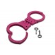 Hinged Handcuffs Pink Taiwan  (72/12/16*8*14/45)