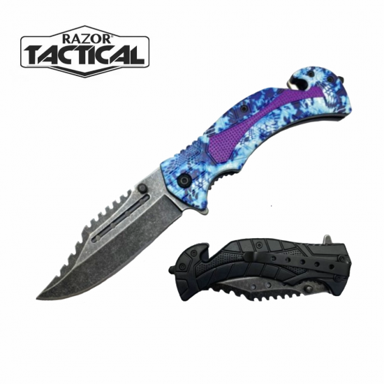 Pink Camo Assist Knife ABS Handle (120/12/13*9*17/42)