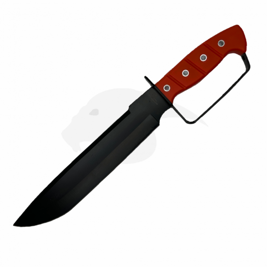 15" Bowie Red With Sheath (24)