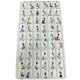 Silver Muti Design Belly Rings 54 pcs/card (50/1/22*16*18/33) JW-507