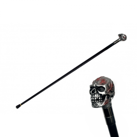 SKULL CANE SWORD 33.75'' (12CS/1/38*15*10/22LB)