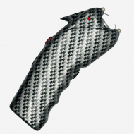 Cheetah MAKO Stun Gun Flashlight, CARBON FIBER (100/-/ 14*17*21/ 44) CH-113TN