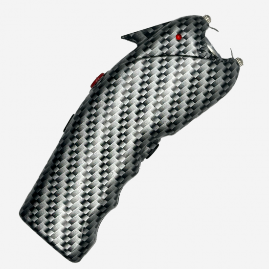 Cheetah MAKO Stun Gun Flashlight, CARBON FIBER (100/-/ 14*17*21/ 44)