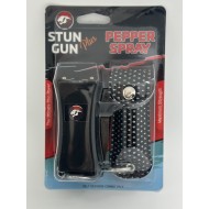 Cheetah Stun Gun (CH-10BK) & Pepper Spray (CH-31BB) COMBO Blister Pack (120/1/24*14*18/40)