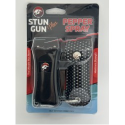 Cheetah Stun Gun (CH-10BK) & Pepper Spray (CH-31BB) COMBO Blister Pack (120/1/24*14*18/40)