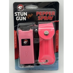 Cheetah Stun Gun (CH-10PK) & Pepper Spray (CH-31PK) COMBO Blister Pack (120/1/24*14*18/40)