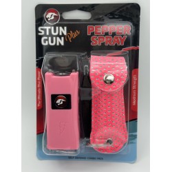 Cheetah Stun Gun (CH-10PK) & Pepper Spray (CH-31PB) COMBO Blister Pack (120/1/24*14*18/40)