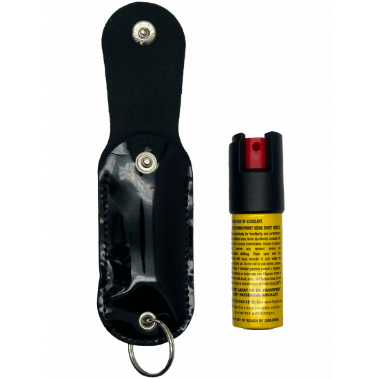 Cheetah Black Lipstick Stun Gun & Pepper Spray COMBO Blister Pack (48/1/20*15*10/17)