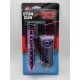 Cheetah Purple Lipstick Stun Gun (CH-18) & Pepper Spray COMBO Blister Pack