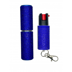 Blue Rhinestones Lipstick & Pepper Spray Combo (48/1/20*16*11/20) Blue Rhinestones Lipstick & Pepper Spray Combo (48/1/20*16*11/20)