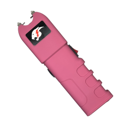 Cheetah Mega Force Flashlight Stun Gun, Pink (50/1/17-10-15/26)