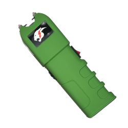 Cheetah Mega Force Flashlight Stun Gun, Green (50/1/17-10-15/26)