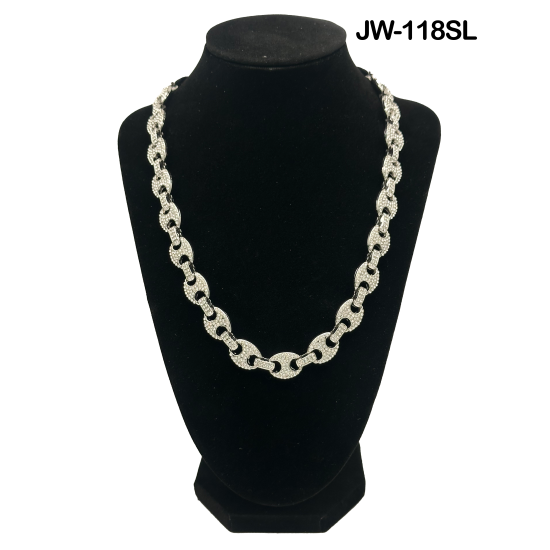 Anchor Chain Necklace 50cm Silver Necklace 