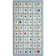 Belly Buttons Piercing Round Jewelry Mix 54 Pcs/card  (50/1/19*19*16/21) (219027)