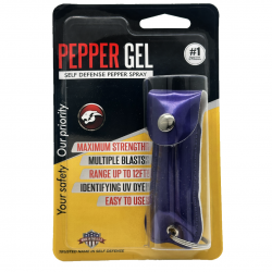 Shinny Purple Cheetah  Keychain Pepper GEL (200/24X18X15/26) Shinny Purple Cheetah  Keychain Pepper GEL (200/24X18X15/26)