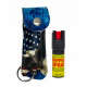 US Flag Cheetah 1/2 oz Keychain Pepper Spray (200/24X14X18/28, 100/24X14X9/14)