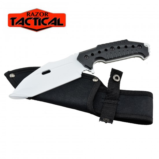 9'' WHITE HUNTING KNIFE WITH SHEATH