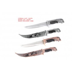 14'' Bear Hunting Knife With Scabbard (30/-/23*17*10/29)