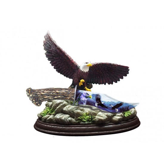 Eagle Fantasy Knife Resin Art Blade With Stand (12/1/21*22*25/45)